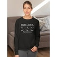 thumbnail image 2 of You're Water. Flow And Heal Sweatshirt Women -Smartprints Designs, Female Large, 2 of 4