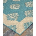 thumbnail image 3 of Furnish My Place Design1087 Ocean 4'5"x7' Contemporary Oriantal Modern Floral Area Rugs For Indoor & Outdoor, Easy To Clean & Fade Resistant Washable Rug, Ocean Blue, 3 of 5