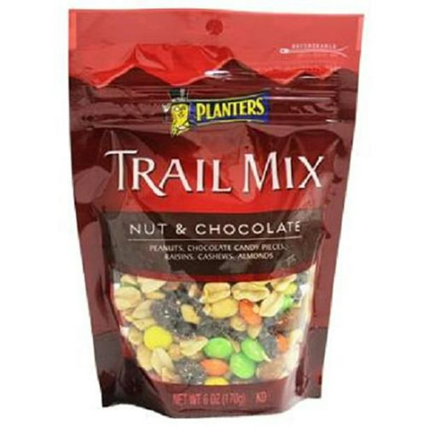 Product Of Planters Trail Mix, Nut & Chocolate , Count 12 (6 oz) Nut & Dry Fruit / Grab