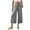 Dark Gray women's pants clearance, variant on Xqxayjr Capris For Women Plus Size Under $1 - Womens Capri Pant Casual Summer Wide Leg Yoga Pants High Waisted Crop Straight Lounge Pants Cotton Athletic Capris