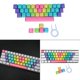thumbnail image 5 of tecla del teclado PBT 39 Conjuntos de teclas DIY Piezas de repuesto universales personalizadas Juegos mecánico Tapas de teclas Magideal tecla del teclado, 5 of 7