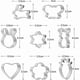 thumbnail image 3 of Cookie Cutter Easter 8Pcs - Mini Linzer Stainless Steel Biscuit Baking Cutters, 3 of 5