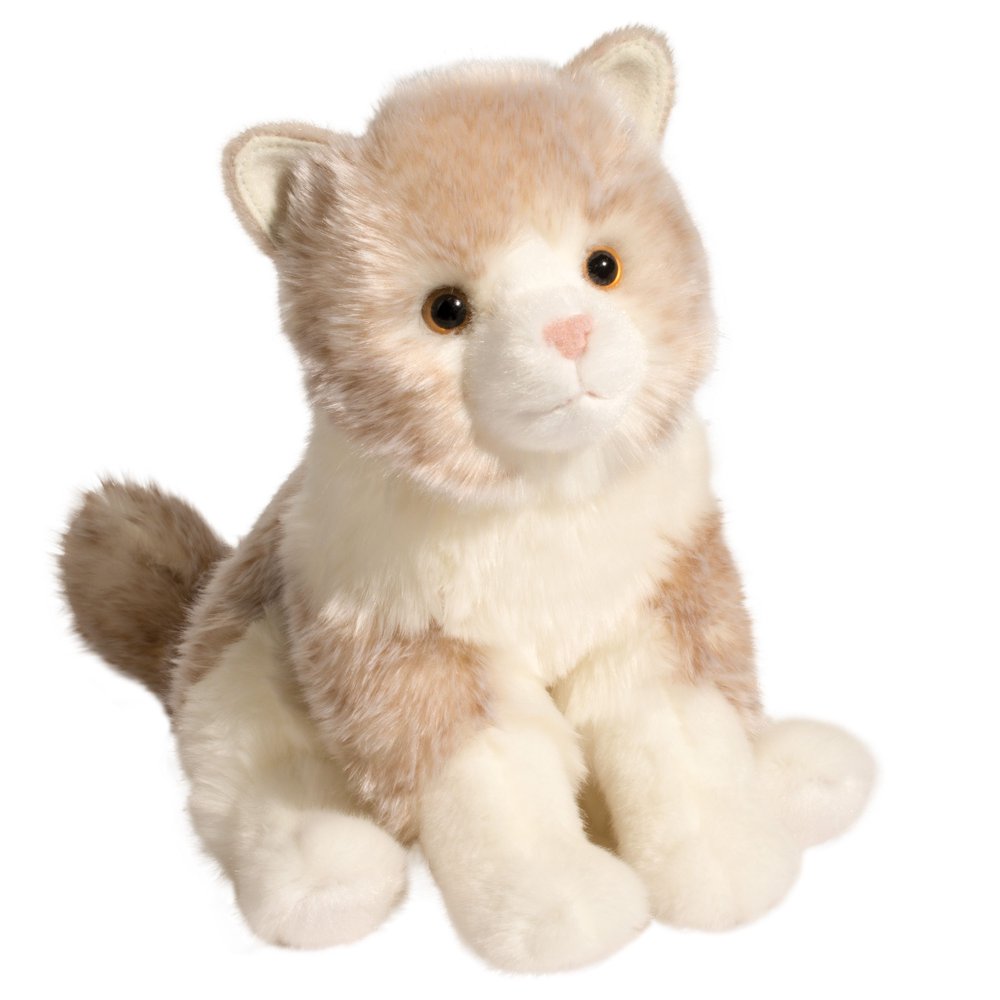 Gayla Cream Cat 12 inch Stuffed Animal by Douglas Cuddle Toys (4382