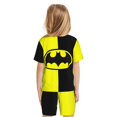 Pyjama Batman Pour Enfants - Haut Manches Longues Et Bas - Taille 2 à 8 Ans - Dessins Batwheels, DC Comics Officiel