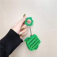 thumbnail image 2 of Divertida funda de silicona compatible con Apple Airpods 1 y 2 [Patrón 3D de frutas y verduras] [Los mejores regalos para niñas y niños] (Cactus), 2 of 5