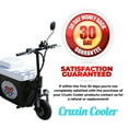 Cruzin Cooler CZHB SPORTX Motorized Ice Chest Scooter, 13 MPH Top Speed