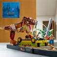 thumbnail image 3 of LEGO Jurassic Park T. rex Breakout 76956 Dinosaur Model Kit with 2 Ford Explorer Cars and 4 Minifigures, Nostalgic 90's Movie Gift Idea for Adults and Teens, 3 of 6