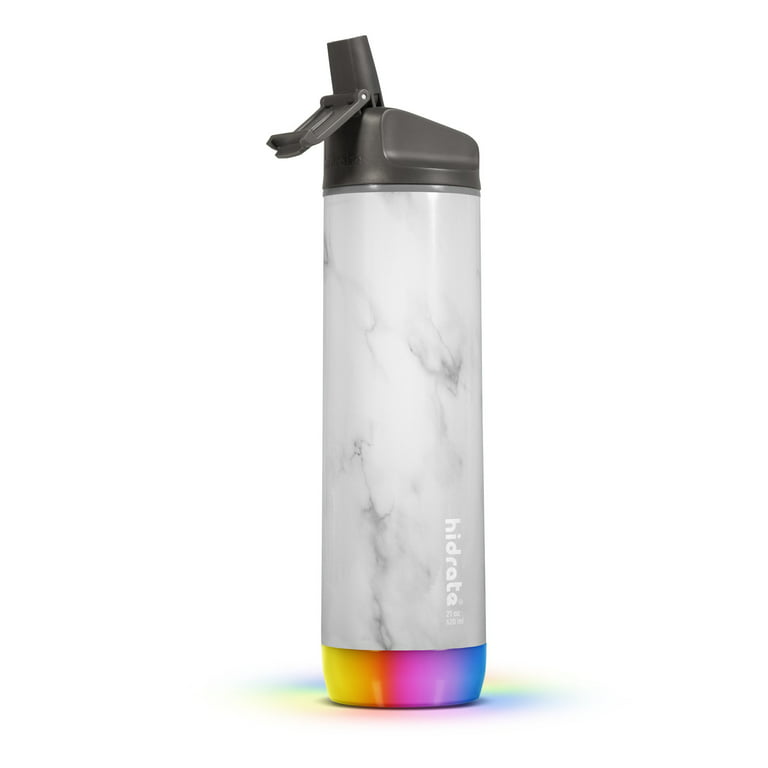 Hidrate Spark STEEL Smart Water Bottle, 17 oz., Chug, Brushed 