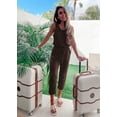thumbnail image 2 of Conjunto Deportivo PRETTYGARDEN de Dos Piezas Marrón sin Mangas Talla L - M, 2 of 5