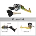 thumbnail image 3 of Motorcycle Rear Trunk Lock With 2 Keys CNC Electric Car Bike Tail Box Lock Scooter Part for A8 Queen for Turtle, 3 of 4