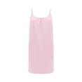 thumbnail image 6 of Backless Dresses for Women Sleeveless Spaghetti Strap Cami Mini Dresses Summer Beach Vacation Flowy Solid Color Sundress, 6 of 7