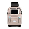 thumbnail image 1 of Car Seat Back Organizer Storage Holder Tray Shelf Pocket Dining Table, 1 of 8