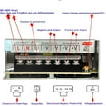 thumbnail image 1 of Fuente De Alimentación De Conmutación De 12V 30A Fuente De Alimentación Regulada Voltaje Estable AC 110V/220V Entrada Con Protección Contra Sobrecarga Para La Tira LED, 1 of 7