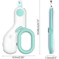 thumbnail image 4 of Pet Nail Trimmers for Small Animals, Cat Dog Nail Clippers with Adjustable LED,Best Cat Claw Care Kit for Home Care, Professional Pet Claw Tools for Tiny Dog Cat Rabbit Bird Puppy Kitten, 4 of 5