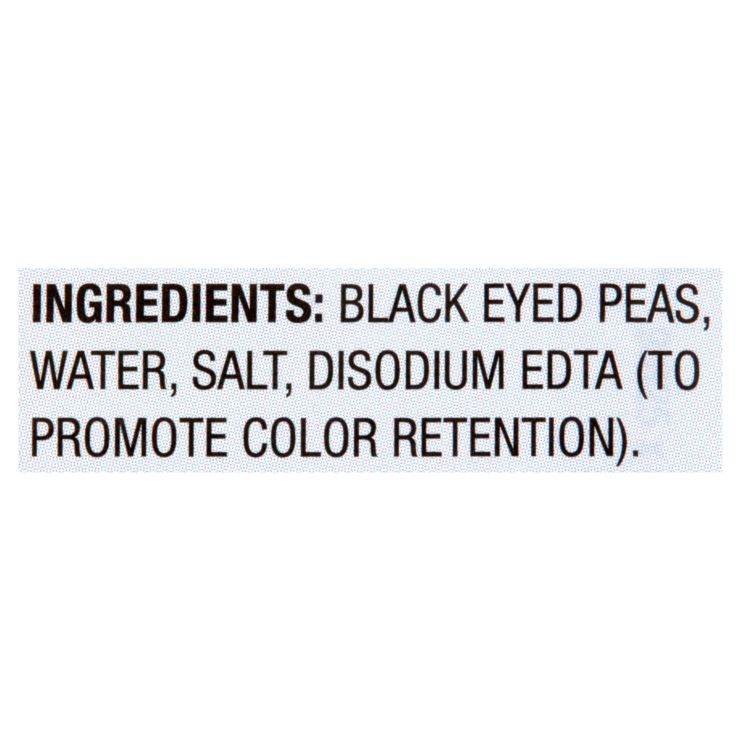 Great Value Canned Black Eyed Peas, 15.5 oz Can