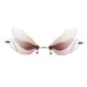 thumbnail image 1 of 1 par de gafas de sol con alas de libélula y sin montura, con alas irregulares, 1 of 5