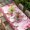 Pink Crimson LightPink, variant on Valentine's Day Table Cloths for 6 Foot Rectangle Tables, Gnomes Love Roses Romantic Pink Plaid Patio Waterproof Elastic Fitted Tablecloths, Washable Rectangular Table Cover for Camping