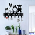 thumbnail image 4 of Handmadetneonsign Cute Dog Coat Rack Wall Hanger, Funny Dog Metal Wall Hooks, Dog Pet Keys Holder Home Decor 82994, 4 of 5