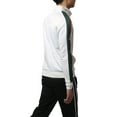 thumbnail image 4 of Ma Croix Men's Active Slim Fit Track Jacket with Button Sleeve Accents, 4 of 7