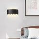 thumbnail image 2 of Aplique LED exterior, aplique LED, apliques, aplique LED exterior, aplique interior arriba y abajo Aplique LED 6W en aluminio Impermeable IP65 Luz Blanca Cálida (Negro), 2 of 5
