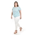 thumbnail image 2 of Blusa manga doble olan Roman Fashion /Tallas Extras, 013 (Azul claro) azul 40, 2 of 6