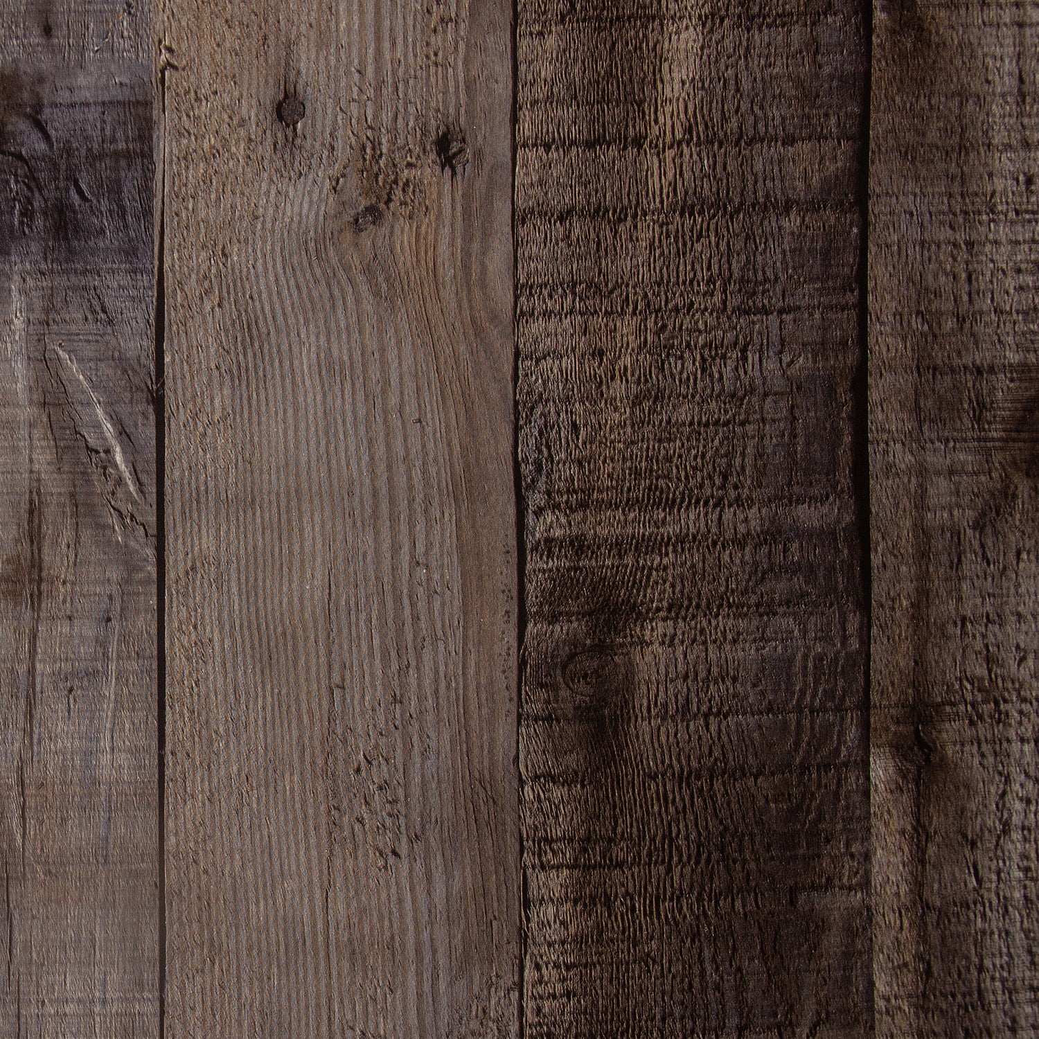 Dundee Deco's Distressed Wooden Brown Planks Peel and Stick Self