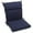 Azul, variant on Blazing Needles Spun Polyester Outdoor Seat/Back Chair Cushion-Color:Cinnamon