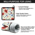 thumbnail image 7 of Pioneer Flower Kitchen Oven Mitt and Pot Holder Sets 2 Pcs for Baking, Cooking and Grilling, Heat Resistant Up To 392 °F, 7 of 7