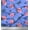 Lavender Blue, variant on Soimoi Blue Cotton Duck Fabric Leaves & Ranunculus Floral Print Sewing Fabric Yard 44 Inch Wide