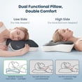 thumbnail image 5 of Sleep Zone Butterfly Memory Foam Neck Pillow, Cervical Pillow with Cooling Cover for Side Sleeper, 5 of 7
