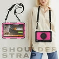 thumbnail image 7 of for Samsung Galaxy Tab S8+ Plus/S7 FE/S7+ Plus Case 12.4 inch, 360 Rotating Shockproof Cover with Stand, Handle, Shoulder Strap (SM-X800/T730/T970), Rose Panel, 7 of 7
