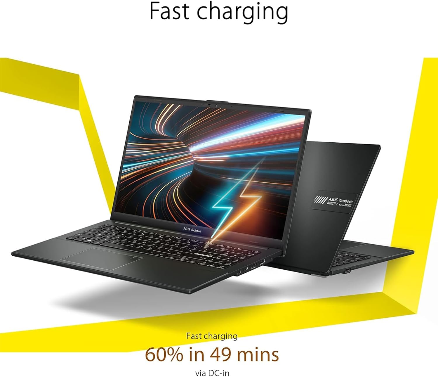 ASUS Vivobook Go 15.6” FHD Slim Laptop, AMD Ryzen 3 7320U Business Laptop,8GB RAM,512GB SSD,Fast Charging,Webcam, Windows 11 Pro,Mixed Black