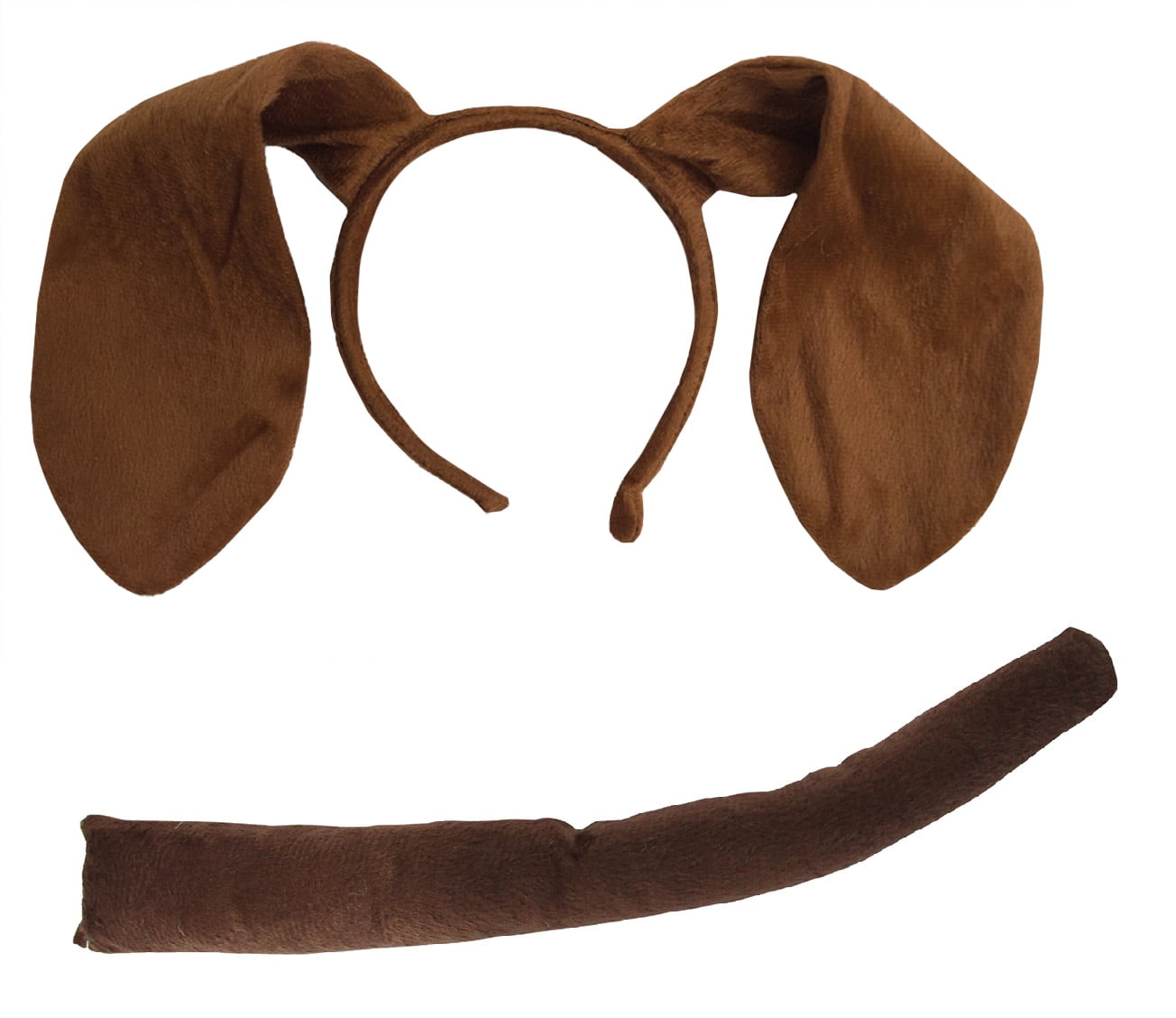 Chestnut Mouse Ears And Tail Set Instant Fancy Dress One Size Fits All Unisex 