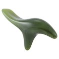 thumbnail image 3 of de Abejas Verde Natural Cara Jade Gua Sha Masajeador Esquinas Junta Varilla Cuerpo Pie Acupoint Masaje Herramienta Salud, 3 of 5