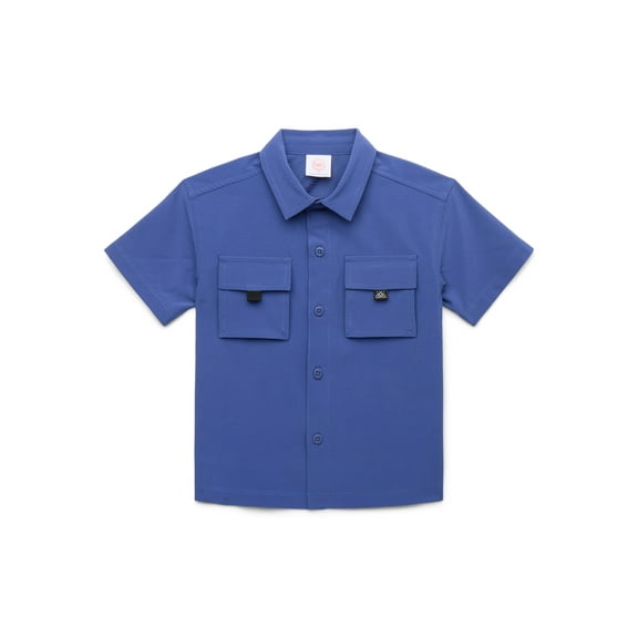 Wonder Nation Toddler Boys Adventure Shirt with Short Sleeves, Sizes 12M-5T