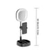 thumbnail image 2 of LED Selfie Ring Light Soporte para teléfono de escritorio Lámpara de anillo Live Streaming Maquillaje Círculo de luz con espejo, Negro tholdsy EL5177-03B, 2 of 2