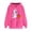 Hot Pink, variant on Ninixx Womens Halloween Cute Ghost Pumpkin Printed Sweatshirt Long Sleeve Drawstring Loose Hooded Tops with Kangaroo Pocket
