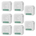 thumbnail image 1 of 8PCS Tuya MINI DIY One Way Smart Switch Small Body APP Remote Control WiFi Switch Timer Light Switch Compatible With Google Home/Nest & Alexa, 1 of 8