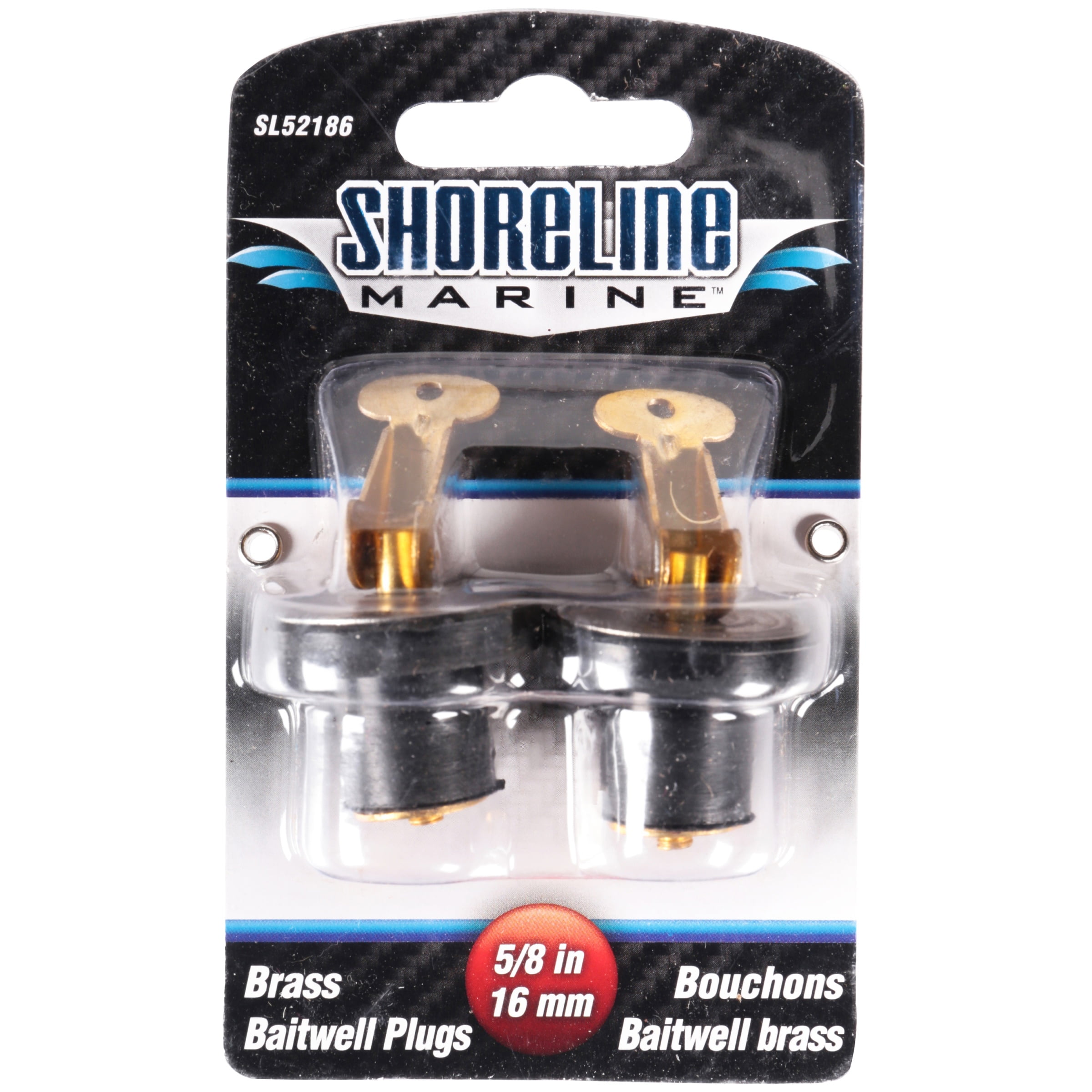 Cam Style Snap-Lock 1/" inch Stainless Steel BOAT DRAIN PLUG