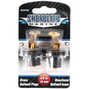 Shoreline Marine™ 5/8 in. Brass Baitwell Plugs