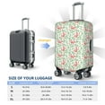 thumbnail image 4 of Uemuo leaves bows Printed Washable Luggage Cover - Fashion Suitcase Protector Fits 18-32 Inch Luggage-Large, 4 of 7