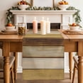 thumbnail image 2 of Table Runner 90 Inches Long for Kitchen Dining, Vintage Yellow Wood Dresser Scarf Farmhouse, Dining Table Decorations for Wedding/Parties, Farmhouse Retro Wooden Plank 13 x 90 In, 2 of 8