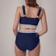 thumbnail image 5 of Traje de baño de moda para mujer, conjuntos de bikini de cintura alta, dos piezas, traje de baño con nudo recortado, traje de baño de nailon para mujer, 5 of 8