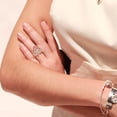 thumbnail image 3 of Anillo de Plata Ley .925 Ketzalia Puentes T:7, 3 of 3