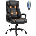 thumbnail image 1 of Vinsetto Executive Office Chair with Massage, Tilt, Desk Chair, Black, 1 of 8