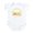 Cloud White, variant on - Fast Food Hamburger Body Suit - Baby Light Bodysuit, Size Newborn - 24 Months