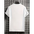 thumbnail image 2 of Camiseta informal con estampado de baño para hombre: poliéster transpirable, cuello redondo, manga corta, lavable a máquina. Perfecta para todas las estaciones. Para adultos, hombres, mujeres, adolesc, 2 of 7