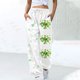 thumbnail image 1 of Pincandy Women's St. Patrick's Day Pants - Printed, Elastic Waist with Tie & Pockets, Cuffed Leg for Holiday & Daily Wear, 1 of 5
