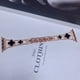 thumbnail image 1 of Adecuado para Apple Watch, Apple Watch SE1-8 Generación, correa de metal con trébol de diamantes de moda, 1 of 6