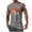 Gray, variant on JSheng Mens Hawaiian Tank Tops Trendy Breathable Hawaiian Printed Gym Workout Summer Sleeveless T-Shirt for Man Army Green L